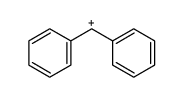 diphenylmethyl cation Structure