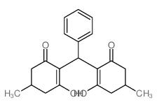 2-Cyclohexen-1-one,2,2'-(phenylmethylene)bis[3-hydroxy-5-methyl- Structure