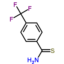 4-(Trifluoromethyl)benzenecarbothioamide Structure