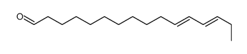 11,13-Hexadecadienal, (E,E)-结构式