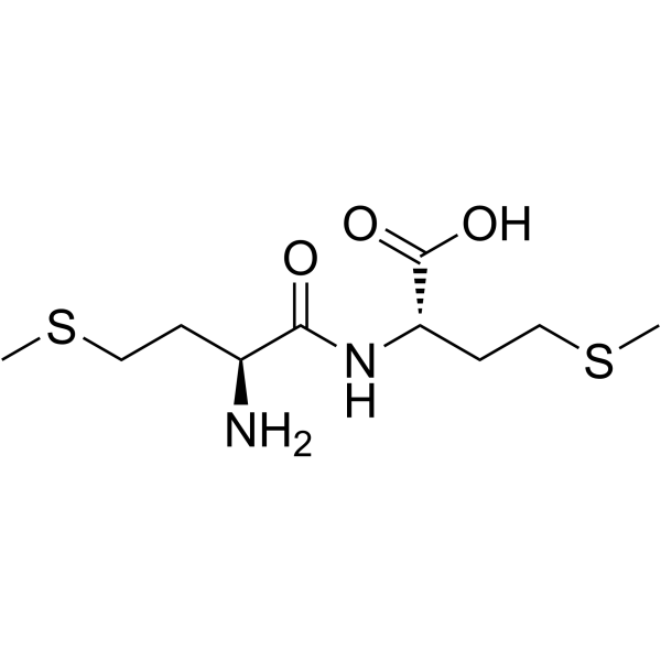 L-甲硫氨酰-L-甲硫氨酸结构式