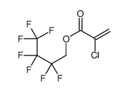 2,2,3,3,4,4,4-heptafluorobutyl 2-chloroprop-2-enoate Structure