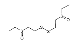 1,2-bis(2-(ethylsulfinyl)ethyl)disulfane结构式