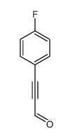 2-PROPYNAL, 3-(4-FLUOROPHENYL)- Structure