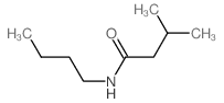N-butyl-3-methyl-butanamide结构式