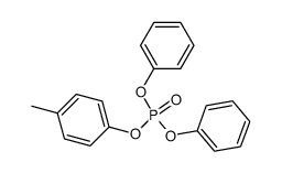 diphenyl p-tolyl phosphate Structure