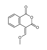(E)-4-methoxymethylene-3,4-dihydro-1H-2-benzopyran-1,3-dione Structure