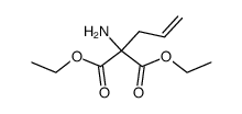 allyl-amino-malonic acid diethyl ester Structure