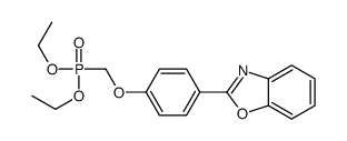 2-[4-(diethoxyphosphorylmethoxy)phenyl]-1,3-benzoxazole Structure