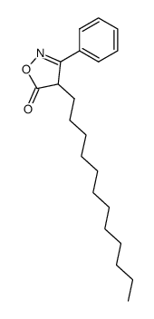 4-dodecyl-3-phenylisoxazoline-5-one Structure