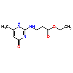 ba-Alanine, N-(1,4-dihydro-6-methyl-4-oxo-2-pyrimidinyl)-, ethyl ester (9CI)结构式