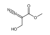 methyl 3-hydroxy-2-diazopropionate Structure