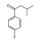 1-(4-fluorophenyl)-3-methyl-butan-1-one Structure