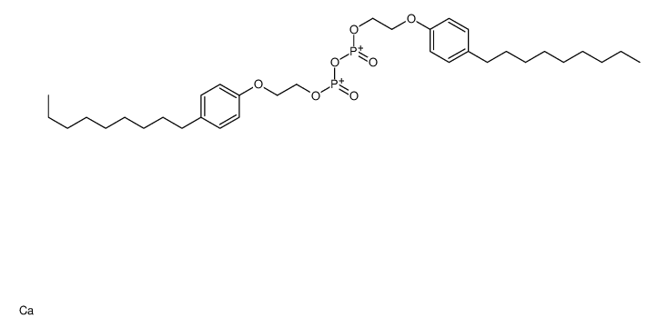 calcium di[2-(4-nonylphenoxy)ethyl] diphosphonate Structure