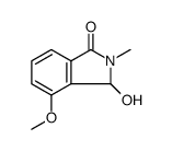 1H-Isoindol-1-one, 2,3-dihydro-3-hydroxy-4-methoxy-2-methyl Structure
