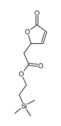 2-(trimethylsilyl)ethyl [2,5-dihydro-5-oxo-2-furan]acetate Structure
