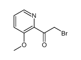 Ethanone, 2-bromo-1-(3-methoxy-2-pyridinyl)结构式