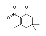 3,5,5-trimethyl-2-nitrocyclohex-2-en-1-one Structure