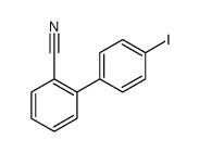 [1,1'-Biphenyl]-2-carbonitrile, 4'-iodo结构式