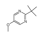2-t-butyl-5-methoxypyrimidine结构式