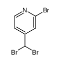 2-bromo-4-(dibromomethyl)pyridine结构式