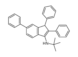 N-tert-butyl-2,3,5-triphenyl-3H-inden-1-amine结构式