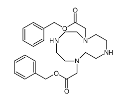 1,4,7,10-Tetraazacyclododecane-1,7-diacetic acid, bis(phenylmethyl) ester Structure