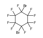 1,4-dibromo-1,2,2,3,3,4,5,5,6,6-decafluorocyclohexane结构式