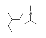 butan-2-yl-dimethyl-(3-methylpentyl)silane Structure