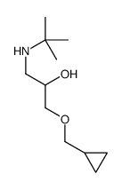 1-(tert-butylamino)-3-(cyclopropylmethoxy)propan-2-ol结构式