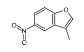 BENZOFURAN, 3-METHYL-5-NITRO- Structure