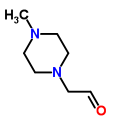 (4-Methyl-1-piperazinyl)acetaldehyde Structure
