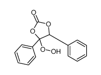 4-hydroperoxy-4,5-diphenyl-1,3-dioxolan-2-one Structure