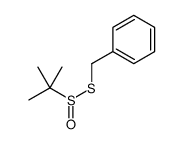tert-butylsulfinylsulfanylmethylbenzene结构式