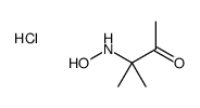 3-(hydroxyamino)-3-methylbutan-2-one,hydrochloride结构式