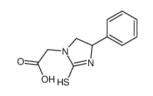 2-(4-phenyl-2-sulfanylideneimidazolidin-1-yl)acetic acid结构式