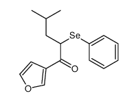 1-(furan-3-yl)-4-methyl-2-phenylselanylpentan-1-one结构式