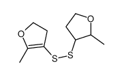 5-methyl-4-[(2-methyloxolan-3-yl)disulfanyl]-2,3-dihydrofuran Structure