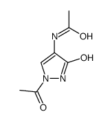 N-(2-acetyl-5-oxo-1H-pyrazol-4-yl)acetamide Structure