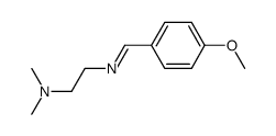 N'-(4-methoxy-benzylidene)-N,N-dimethyl-ethylenediamine Structure