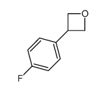 3-(4-fluorophenyl)oxetane结构式