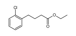 Benzenebutanoic acid, 2-chloro-, ethyl ester structure