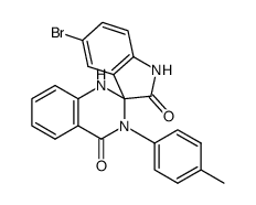 5-bromo-3'-(p-tolyl)-1'H-spiro[indoline-3,2'-quinazoline]-2,4'(3'H)dione结构式