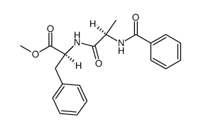 Bz-D-Ala-L-PheOMe structure