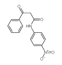 Benzenepropanamide,N-(4-nitrophenyl)-b-oxo-结构式
