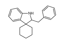 2-benzylspiro[1,2-dihydroindole-3,1'-cyclohexane]结构式