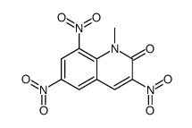 1-methyl-3,6,8-trinitroquinolin-2-one Structure