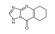 5,6,7,8-tetrahydro-1H-[1,2,4]triazolo[5,1-b]quinazolin-9-one结构式