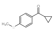 cyclopropyl-(4-methylsulfanylphenyl)methanone结构式