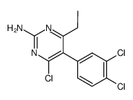 4-ethyl-6-chloro-5-(3,4-dichloro-phenyl)-pyrimidin-2-ylamine Structure